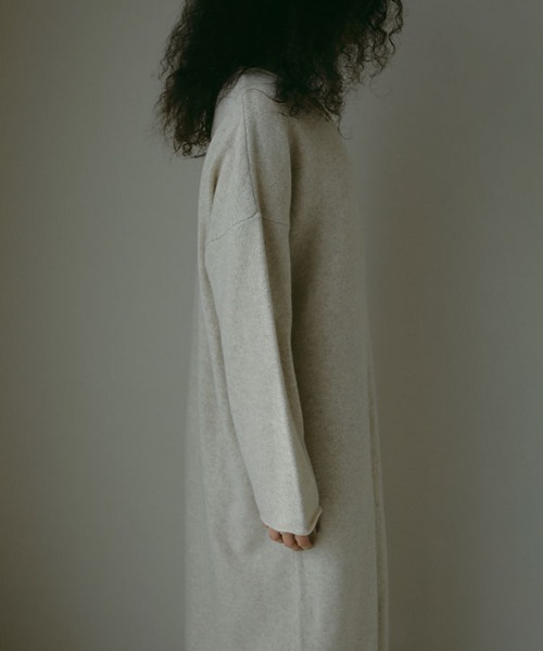 ETRE TOKYO（エトレトウキョウ） ワンピース ラウンドネックウール
