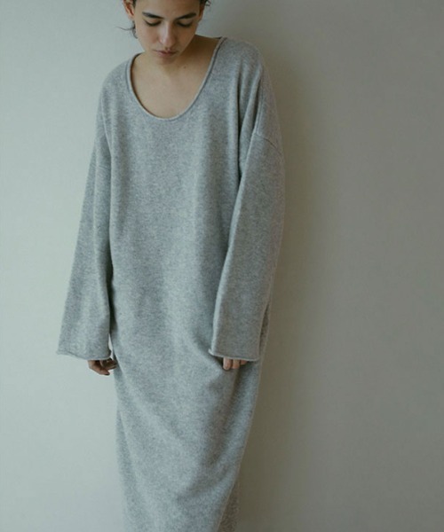 ETRE TOKYO（エトレトウキョウ） ワンピース ラウンドネックウール
