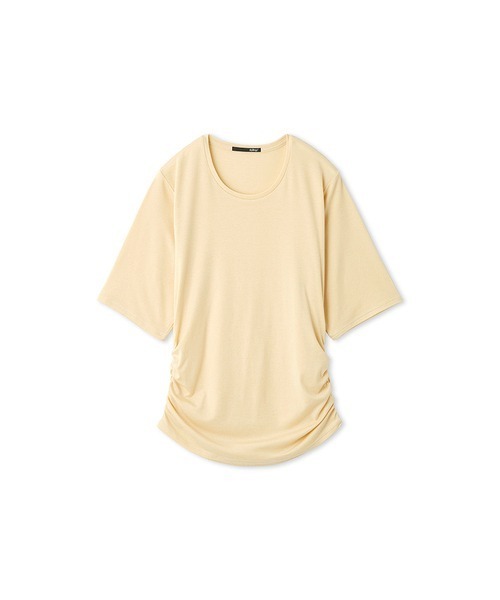 tシャツ ギャザーカットトップス レディース