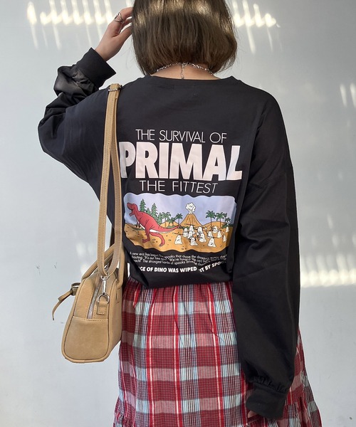 AS KNOW AS（アズノゥアズ） tシャツ ○おばけプリントと刺繍ロンT