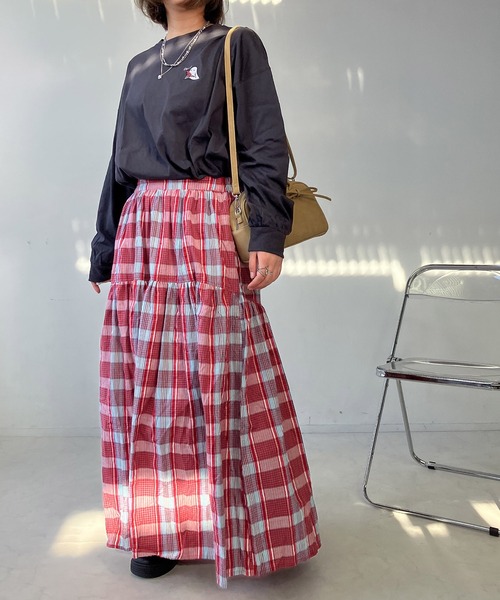 AS KNOW AS（アズノゥアズ） tシャツ ○おばけプリントと刺繍ロンT