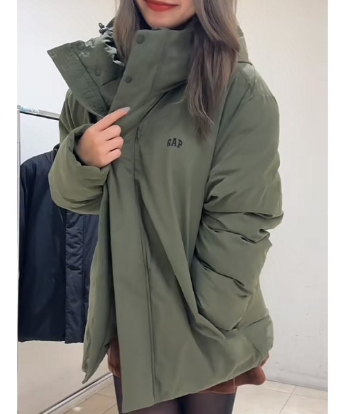 「GAP」 ブルゾン X-SMALL ワイン メンズ_画像8