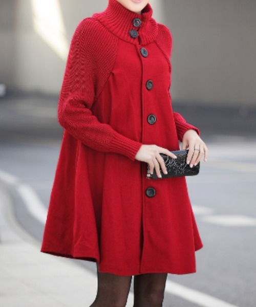 「deux amour」 コート MEDIUM ブラック レディース_画像2