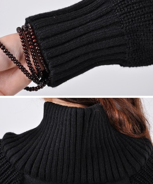 「deux amour」 コート MEDIUM ブラック レディース_画像7