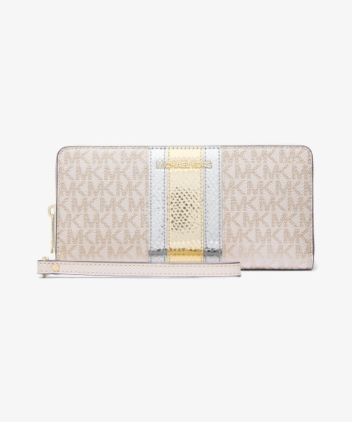 MICHAEL KORS 財布 JET SET TRAVEL メタリック コンチネンタル