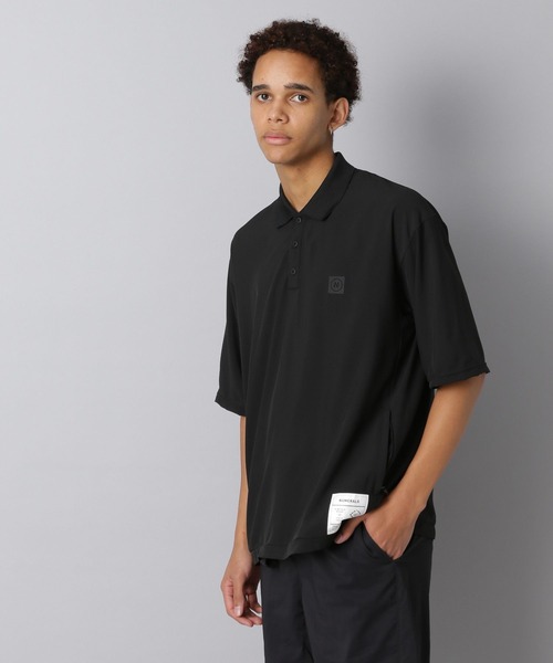 ヴィトゥエルヴ★ビッグロゴ★薄手ストレッチ★ポロシャツ【メンズ サイズXL】 NUMERALS ポロシャツ 「NUMERALS」ストレッチポロ メンズ