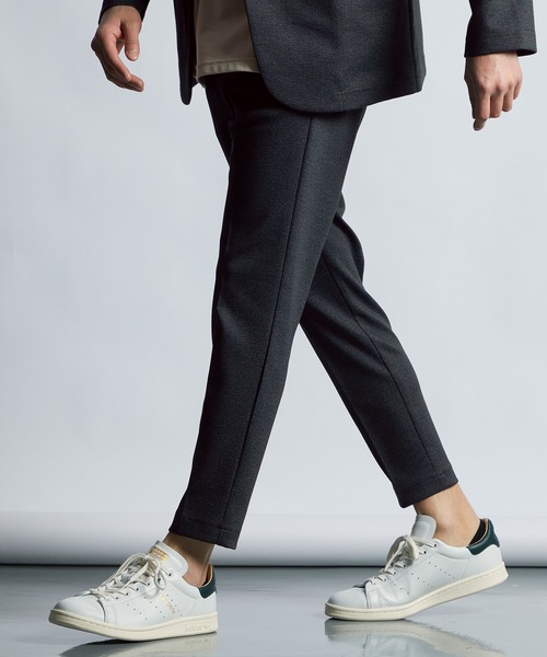 LANVIN en Bleu スラックス セットアップ ノータック イージー