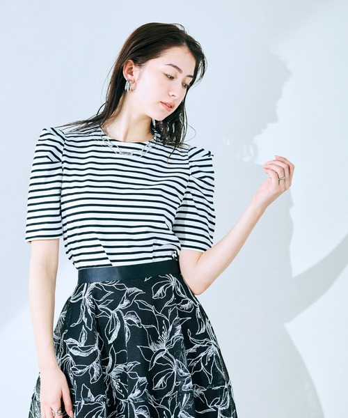 Audie a Muses（オーディア ミューズ） スカート 夏 メッシュフラワー