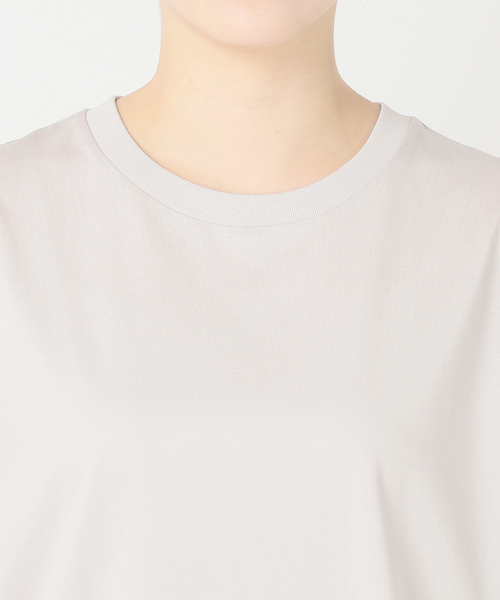 Spick＆Span tシャツ 「追加」ファインコットンノースリーブプル