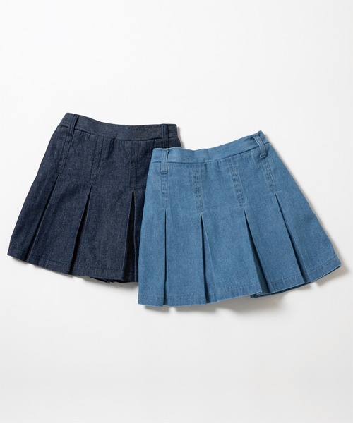ever closet スカート デニムプリーツキュロット キッズ 子供服