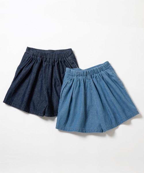 ever closet スカート デニムプリーツキュロット キッズ 子供服