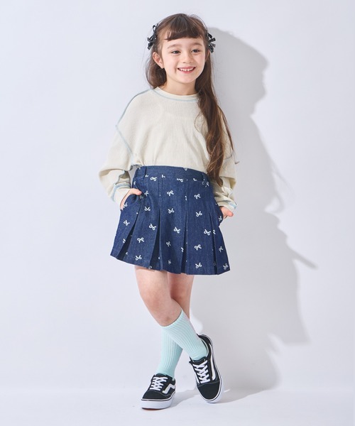 ever closet（エバークローゼット） スカート デニムプリーツ