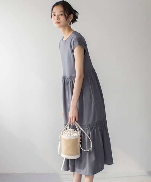 組曲（KUMIKYOKU） ワンピース サマージャージーティアード ワンピース