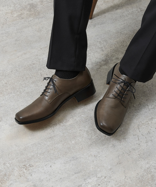 PADRONE　パドローネ　 革靴　ベージュ　41 And A ビジネスシューズ PADRONE パドローネ / DERBY PLAIN TOE SHOES
