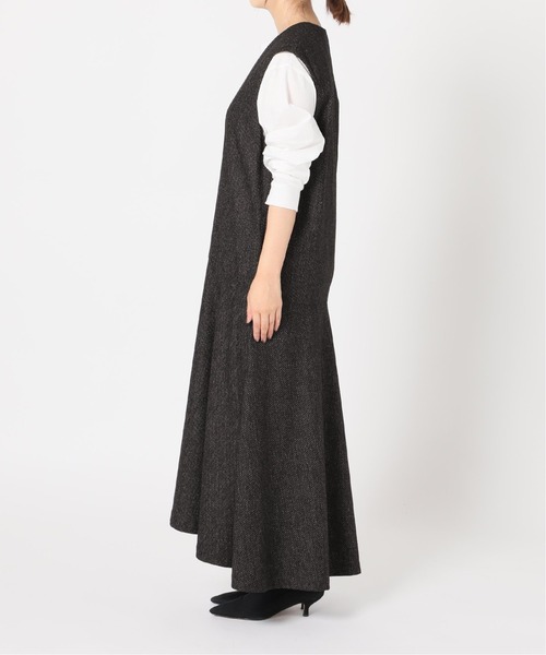 IENA（イエナ） ノースリーブワンピース 38 グレー レディース