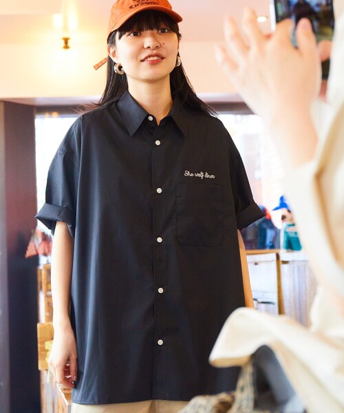 FREAK'S STORE ビックシルエットストライプシャツ FREAK'S STORE（フリークスストア）の「限定展開 SUPER BIG L/S