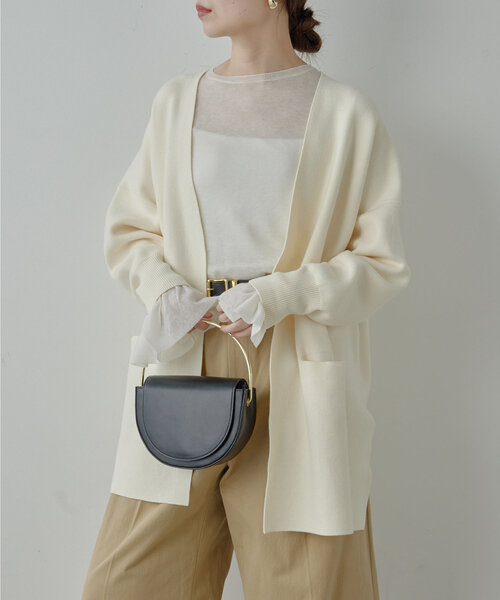 【新品未使用】¥19,800→¥7,000 GALLARDAGALANTEカーデ GALLARDAGALANTE 「GALLARDAGALANTE」 ニットカーディガン FREE