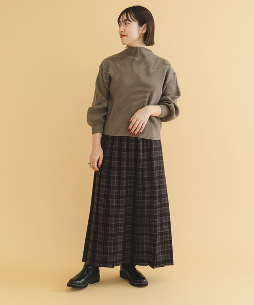 「ITEMS URBANRESEARCH」 長袖ニット FREE ブルー レディース_画像4