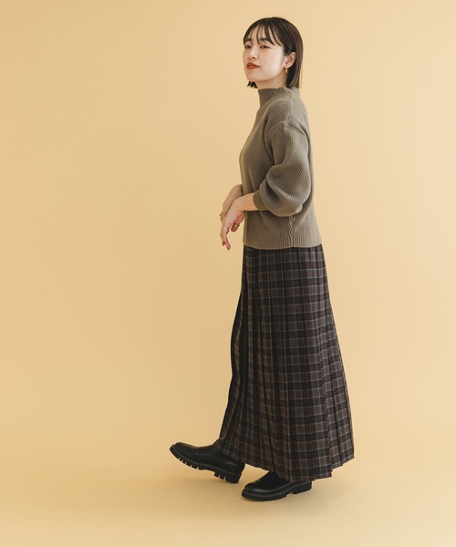 「ITEMS URBANRESEARCH」 長袖ニット FREE ブルー レディース_画像5