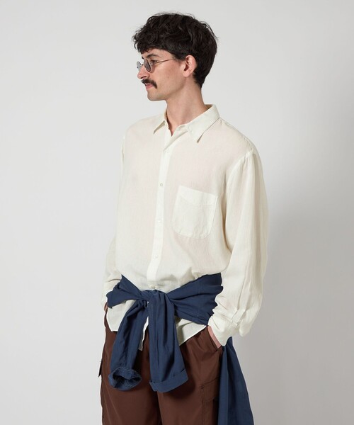 STEVEN ALAN シャツ 「Steven Alan」 CC ピケ ストライプ