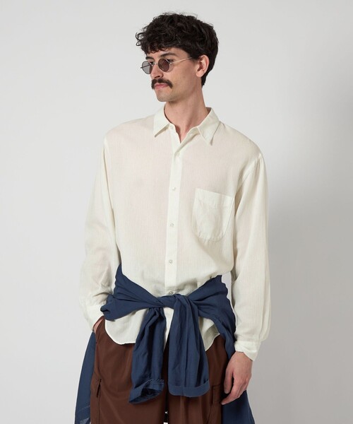 STEVEN ALAN シャツ 「Steven Alan」 CC ピケ ストライプ