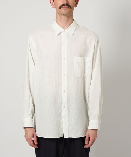 STEVEN ALAN シャツ 「Steven Alan」 CC ピケ ストライプ