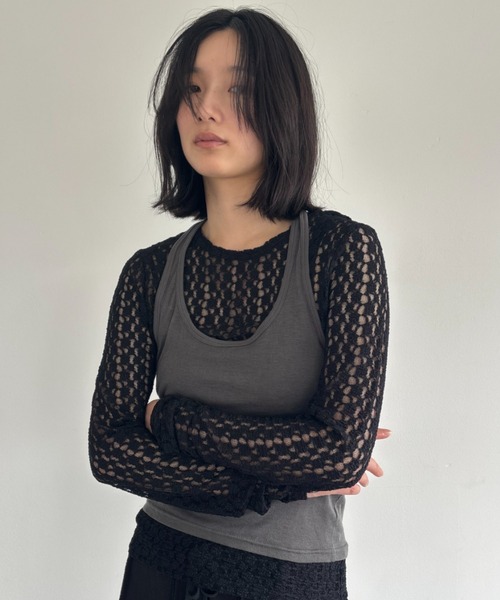 美品　D&G ホルターネック　スタッズ ジレ　トップス　キャミ　ビスチェ　黒 美品 D&G ホルターネック スタッズ ジレ トップス キャミ