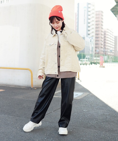 「Mark Gonzales」 コーデュロイジャケット「lulu＆arnieコラボ」 MEDIUM グレイッシュベージュ メンズ_画像6