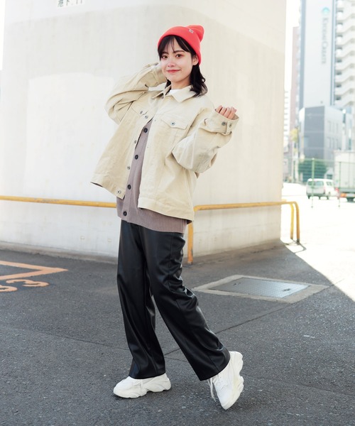 「Mark Gonzales」 コーデュロイジャケット「lulu＆arnieコラボ」 MEDIUM グレイッシュベージュ メンズ_画像9