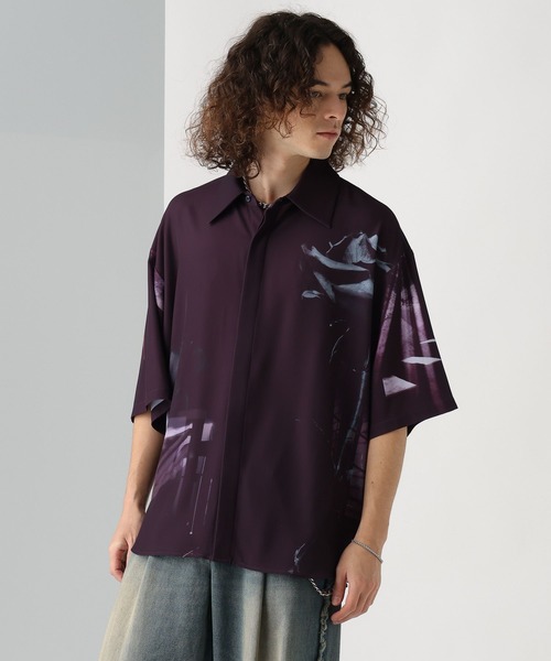 HARE（ハレ） シャツ デジタルアートプリントシャツ(HARE) メンズ