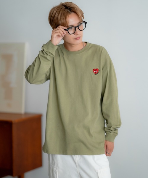 「SIDEWAY STANCE」 長袖Tシャツ SMALL ホワイト系その他2 メンズ
