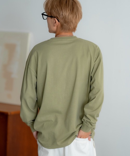 「SIDEWAY STANCE」 長袖Tシャツ SMALL ホワイト系その他2 メンズ