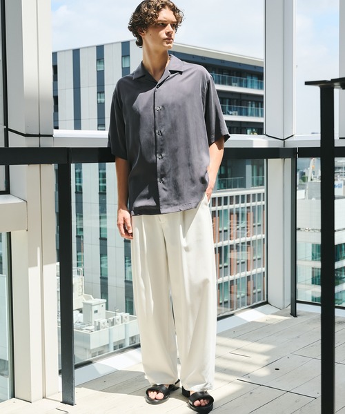 新品未使用タグ付き✨ソブ　22SS　ハイツイストパンツ　ダブルスタンダード　36 新品未使用タグ付き✨ソブ 22SS ハイツイストパンツ ダブル