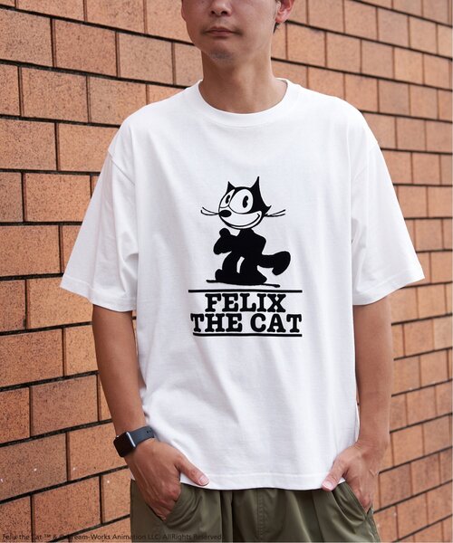 【限定価格】キャットウィングプリントTシャツ VENCE EXCHANGE tシャツ Felix the cat フィリックス・ザ
