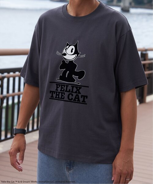 【限定価格】キャットウィングプリントTシャツ VENCE EXCHANGE tシャツ Felix the cat フィリックス・ザ