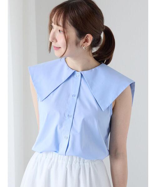 2019SS  cen.   myclozette  セーラーカラーブラウス Te chichi TERRASSE ブラウス シャツ セーラーカラーノースリシャツ