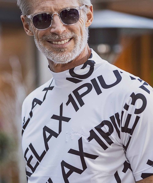 「1PIU1UGUALE3 RELAX 」 半袖Tシャツ S ホワイト メンズ