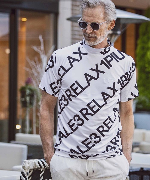「1PIU1UGUALE3 RELAX 」 半袖Tシャツ S ホワイト メンズ