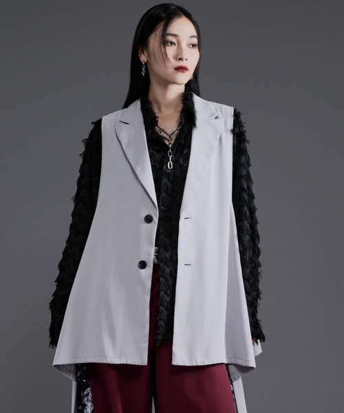 Ellno Loset（エルノロゼット） ベスト ジレ トロミテーラードジレ
