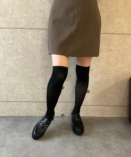 ブラックレザー ローファー ヒール5cm ブラックローファー レザー 約5cmヒール - メルカリ