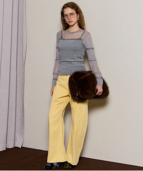 MAISON SPECIAL ニット セーター 「25AW PRE-ORDER」Sheer