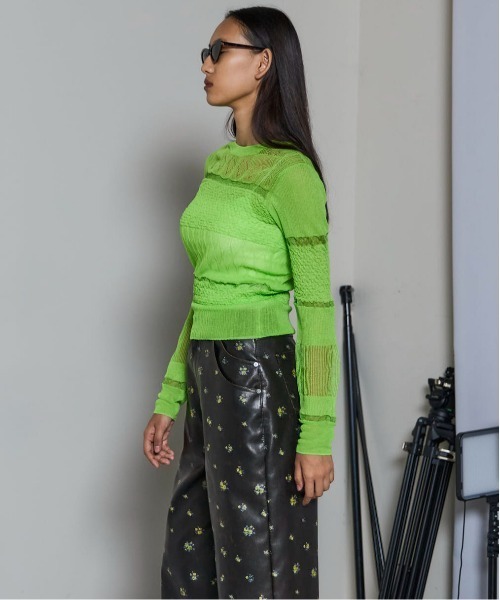 MAISON SPECIAL ニット セーター 「25AW PRE-ORDER」Sheer