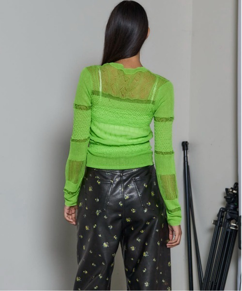 MAISON SPECIAL メゾンスペシャル　 ニット　フーディー MAISON SPECIAL ニット セーター 「25AW PRE-ORDER」Sheer