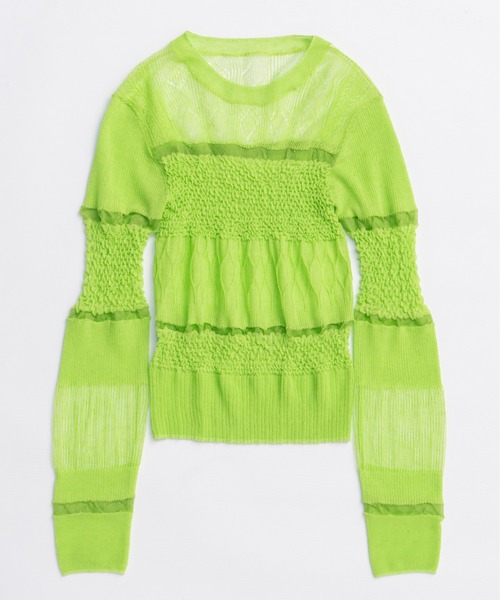 MAISON SPECIAL ニット セーター 「25AW PRE-ORDER」Sheer
