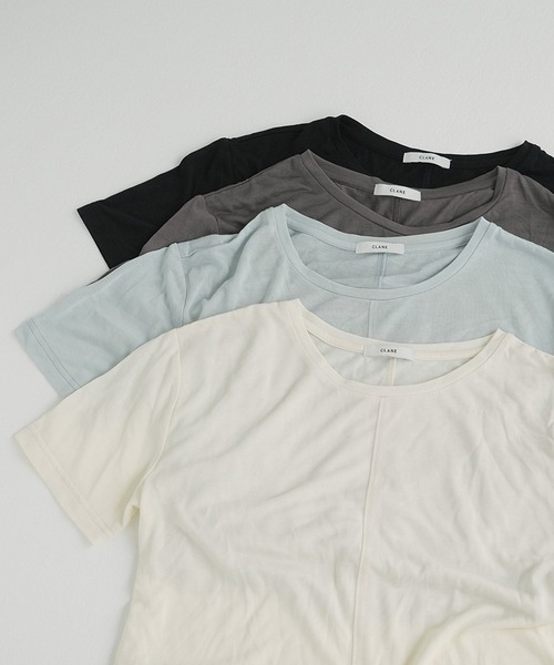 CLANE（クラネ） tシャツ 半袖 SOFT WIDE TOPS レディース : ZOZOTOWN