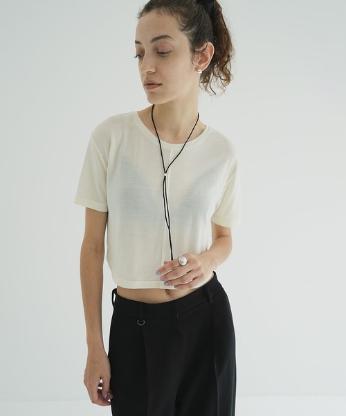 CLANE（クラネ） tシャツ 半袖 SOFT WIDE TOPS レディース : ZOZOTOWN