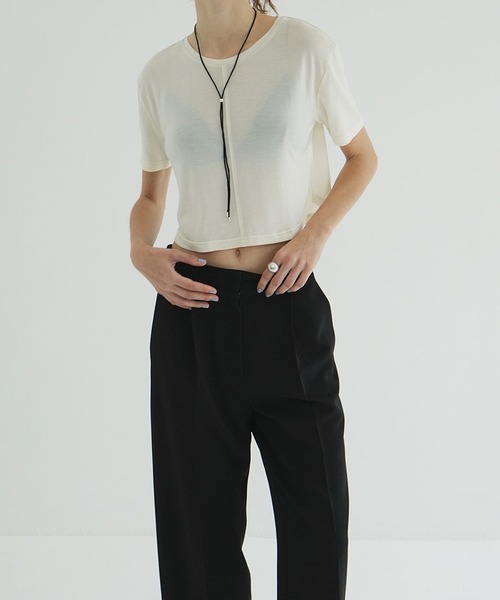 CLANE（クラネ） tシャツ 半袖 SOFT WIDE TOPS レディース : ZOZOTOWN