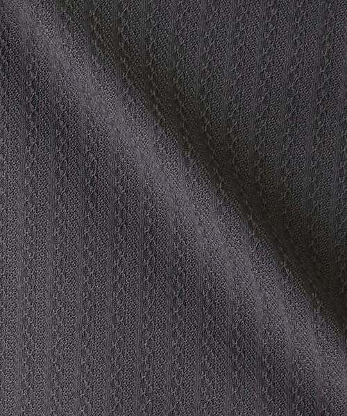 MEN'S MELROSE tシャツ ストレッチストライプクルーネックTシャツ