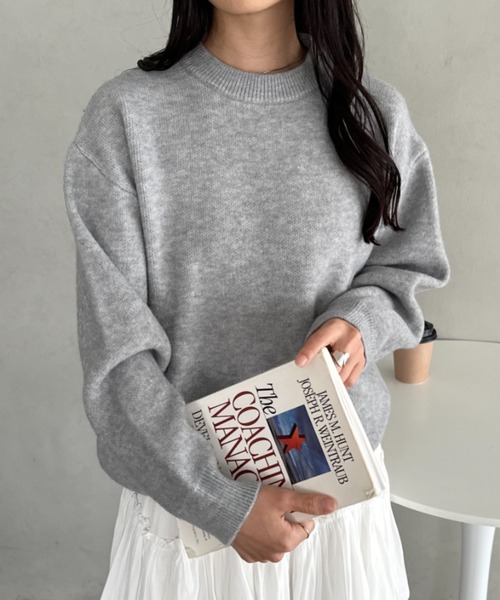 CLEA ニット セーター クルーネックニットプルオーバー レディース