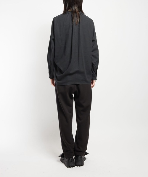 gomme（ゴム） ブラウス シャツ C/Wビエラ ライトドレープブラウス